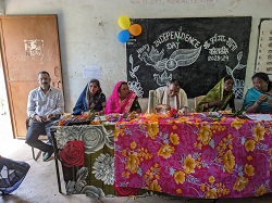 शासकीय पूर्व माध्यमिक शाला काठाडीह में देश भक्ति गीत, कविता एवं भाषण की मोहक प्रस्तुति