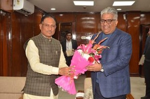 मुख्यमंत्री ने केंद्रीय पर्यावरण, वन एवं जलवायु परिवर्तन मंत्री से की सौजन्य मुलाकात, विभिन्न विभागीय गतिविधियों के बारे में की चर्चा