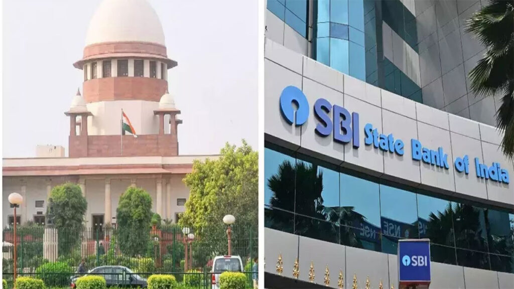 चुनावी बांड की पूरी जानकारी नहीं देने पर SC नाराज, SBI को सोमवार तक जबाव देने का आदेश