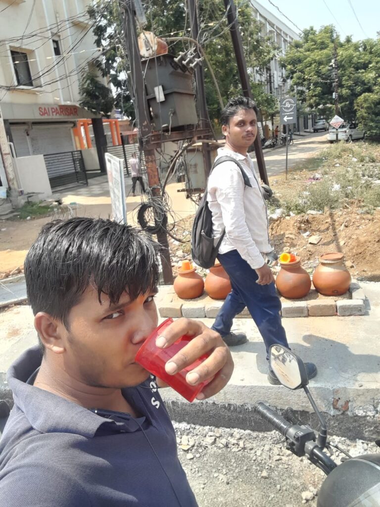 राजधानी रायपुर के साईं नगर जोरा में प्याऊ प्रारंभ