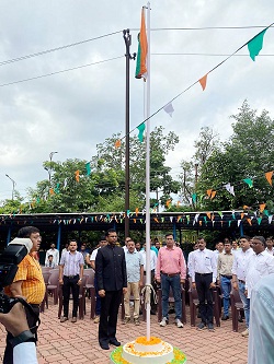 क्रेडा ने मुख्य कार्यपालन अधिकारी की उपस्थिति में पूरे हर्षोल्लास के साथ मनाया 78वां स्वतंत्रता दिवस