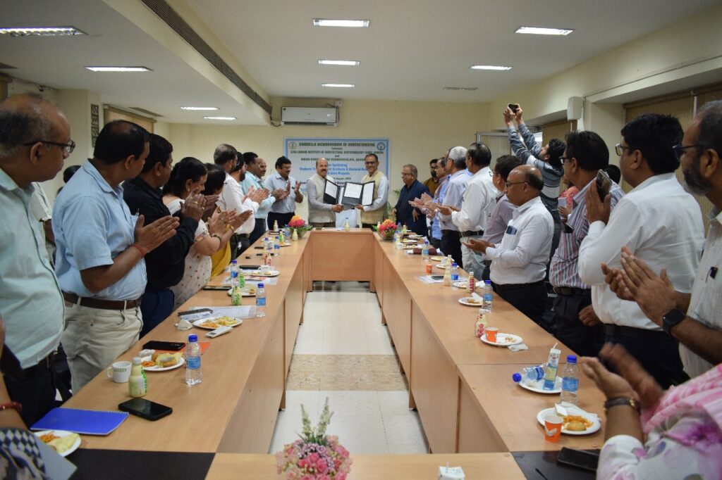 जैव प्रौद्योगिकी के क्षेत्र में मिलकर काम करेंगे इंदिरा गांधी कृषि विश्वविद्यालय तथा भारतीय जैव प्रौद्योगिकी संस्थान