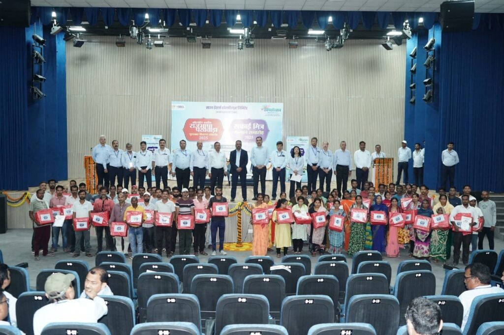 एसईसीएल ने आयुर्वेदिक न्यूरोथेरेपी शिविर आयोजित किया, 100 सफाई मित्रों का किया सम्मान