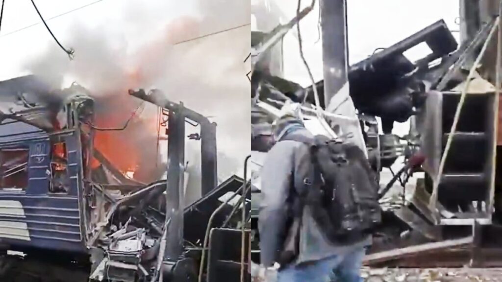 रूस ने यूक्रेन के सुमी रेलवे स्टेशन पर ड्रोन हमला किया,30 घायल