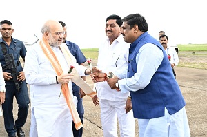 केन्द्रीय गृह एवं सहकारिता मंत्री अमित शाह से मिले मंत्री गजेन्द्र यादव