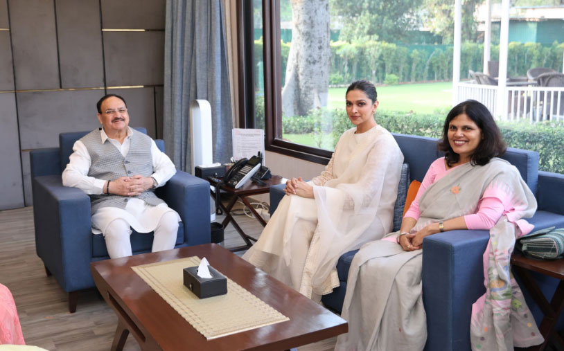 दीपिका पादुकोण बनीं भारत सरकार की पहली मेंटल हेल्थ एम्बेसडर,मंत्रालय के साथ मिलकर करेंगी ये सारे काम