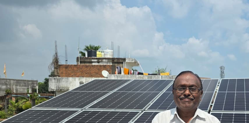जय गुप्त ने लगाया सोलर रूफ टॉप, सब्सिडी का मिला लाभ