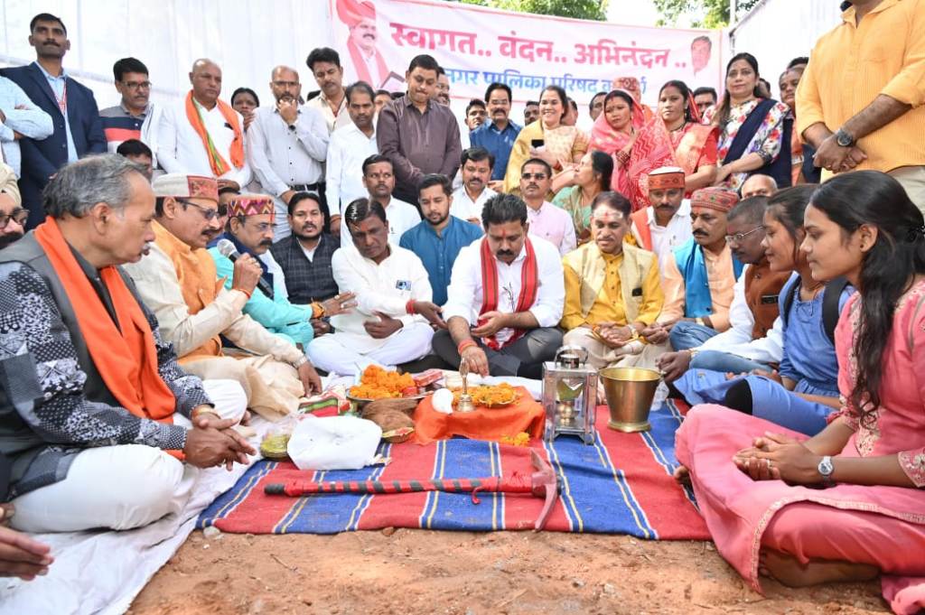 डिप्टी सीएम शर्मा 250 सीटर नालंदा लाइब्रेरी का किया भूमिपूजन