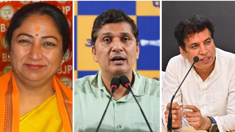 दिल्ली में सिमटी AAP, सात सीटों पर BJP ने फहराया भगवा, कांग्रेस का सिर्फ खाता खुला