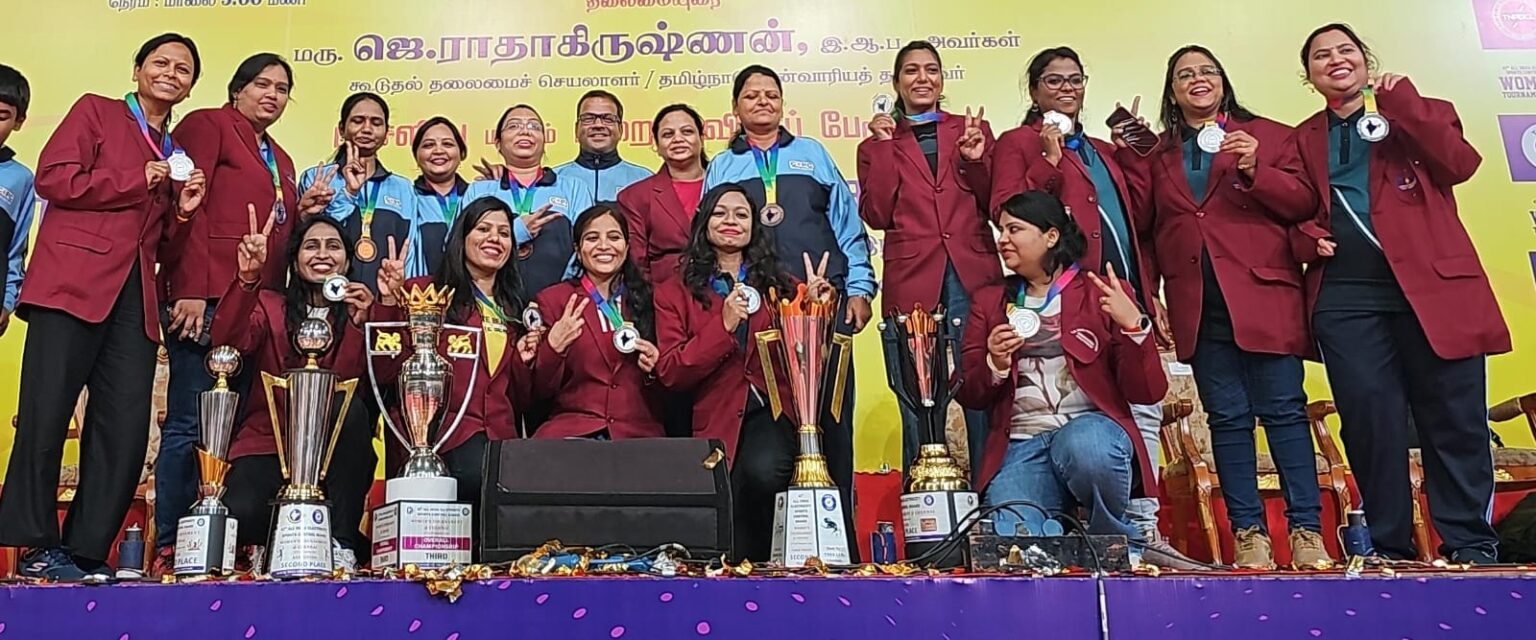 छत्तीसगढ़ की महिला टीम 8 पदकों के साथ राष्ट्रीय स्तर में तीसरे स्थान पर