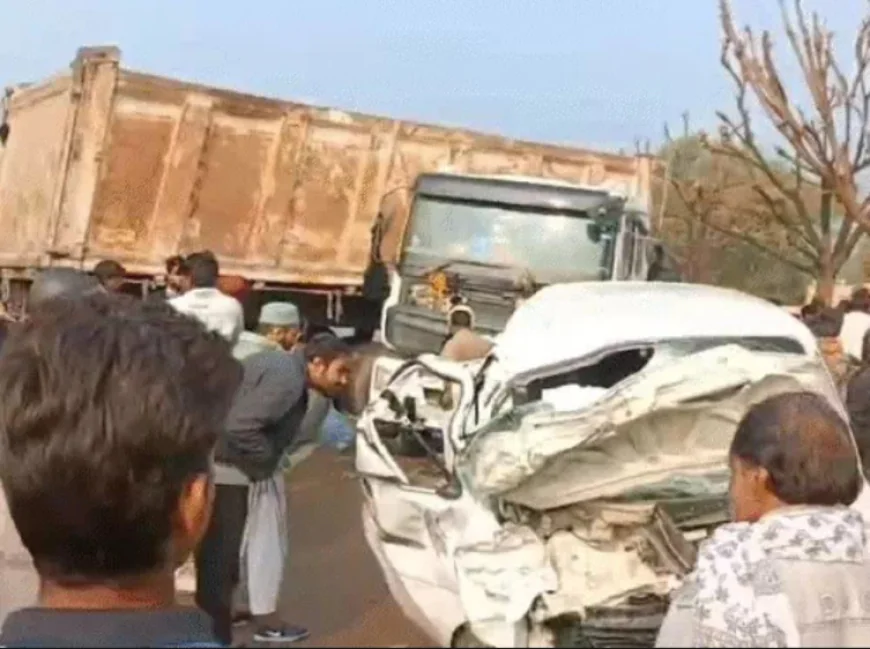 नए साल के दिन भीषण सड़क हादसा- 8 साल के बच्चे सहित 3 लोगों की दर्दनाक मौत