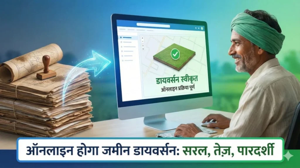 जमीन डायवर्सन की प्रक्रिया होगी आनलाइन, अधिकारी ने रोका आदेश तो 16वें दिन स्वत: मंजूरी