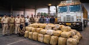 नागपुर में ओडिशा से मुंबई जा रही पौने 3 करोड़ का गांजा बरामद, एक आरोपी गिरफ्तार