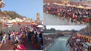 हरिद्वार: माघ पूर्णिमा पर लाखों श्रद्धालुओं ने गंगा में लगाई डुबकी