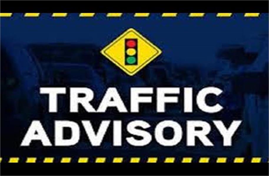 सुबह 5 बजे से कई रूट रहेंगे बंद, डायवर्जन लागू