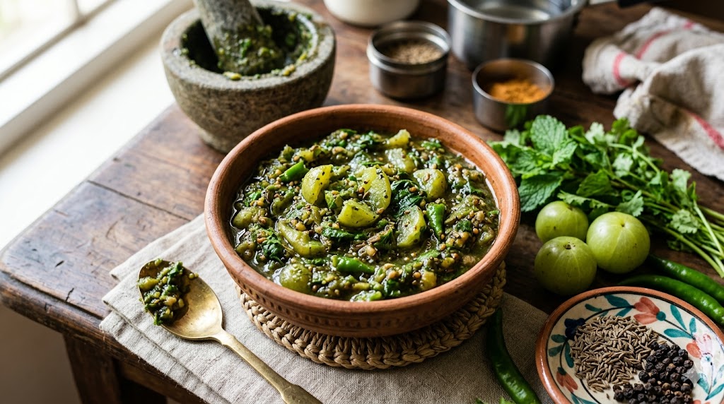 आंवला पुदीना की कुटी चटनी,स्वाद और सेहत का बेहतरीन मेल, जानिए आसान रेसिपी