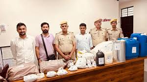 जोधपुर में AGTF ने पॉश सोसाइटी में चल रही ड्रग फैक्ट्री का किया भंडाफोड़