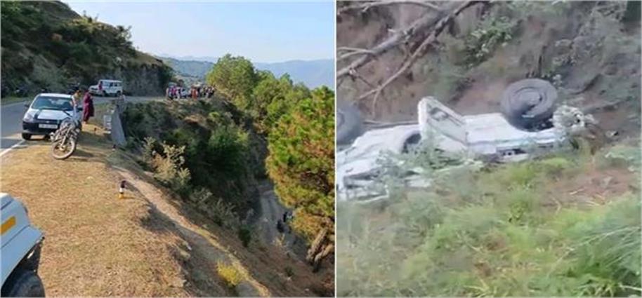 चंबा में मुंडन संस्कार से लौटते समय खाई में गिरी कार, 7 की मौत, पूरा परिवार खत्म