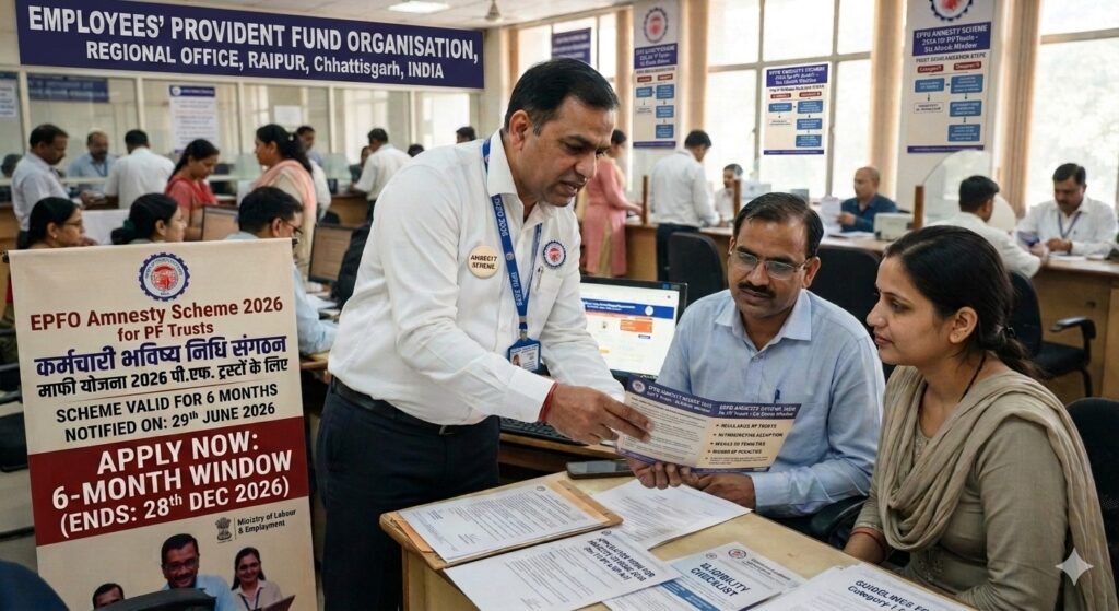 ईपीएफओ ने प्रोविडेंट फंड ट्रस्टों के लिए ‘एमनेस्टी स्कीम, 2026’ लागू की; नियोक्ताओं को नियमों को नियमित करने के लिए मिला 6 महीने का समय