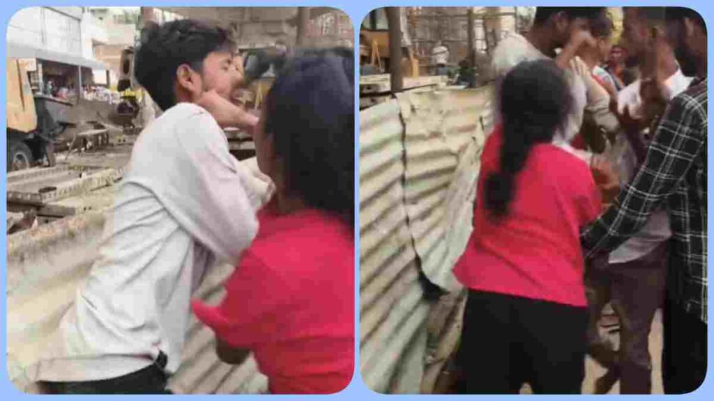 ‘करेजा कहां जाबै? युवती से छेड़छाड़ कर रहा था शख्स, भीड़ के साथ मिलकर लड़की ने बीच सड़क कर दी धुनाई…