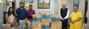 स्वेच्छानुदान मद से सुदूर वनांचल स्थित स्वामी आत्मानंद स्कूल, मांझीगुडा को 10 कंप्यूटर प्रदत्त