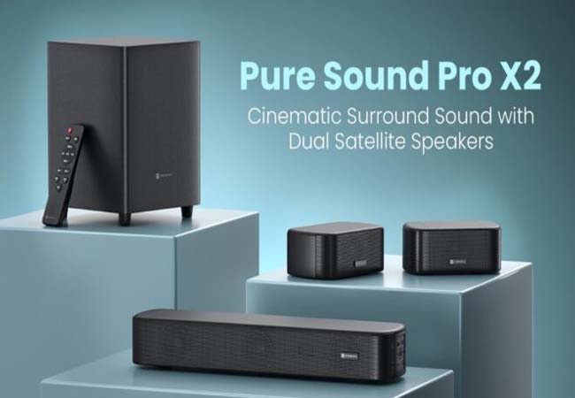 Portronics Pure Sound Pro X2 होम थिएटर सिस्टम लांच, कीमत और फीचर्स