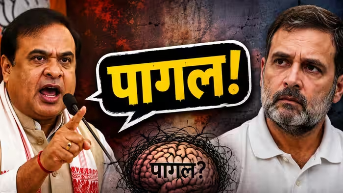 मनुस्मृति पर सवाल उठाने पर भड़के असम CM, कहा-‘राहुल गांधी पागल था, पागल है और पागल ही रहेगा’