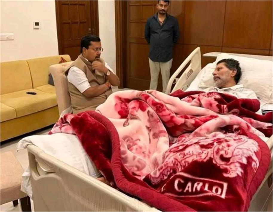 हादसे के बाद अस्पताल में भर्ती BJP प्रदेश अध्यक्ष, नितिन नबीन ने की मुलाकात