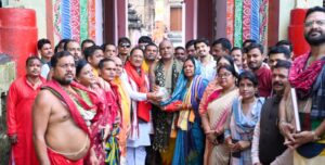 मुख्यमंत्री श्री साय ने लिंगराज मंदिर में सपत्नीक की पूजा-अर्चना