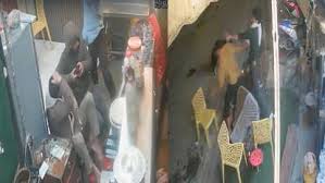 रेस्टोरेंट में घुसकर युवक और साथियों पर लाठी-डंडों से हमला, CCTV में नजर आया हरियाणा के युवकों का तांडव