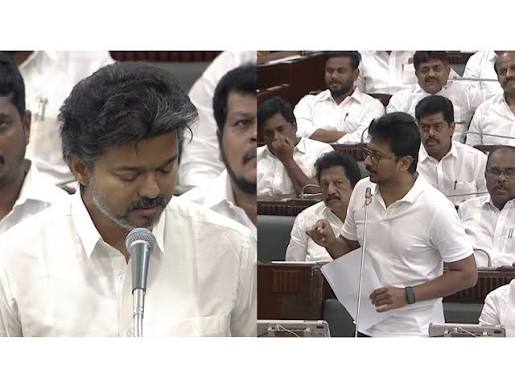 DMK ने विजय की ED टिप्पणी को लेकर मोर्चा खोला, स्पीकर की कुर्सी के पास पहुंचे, विपक्ष को सदन से निकाला गया बाहर