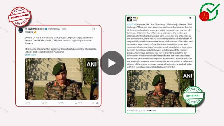 ‘बयान के नाम पर फैलाया गया झूठ’, भारतीय सेना ने बताया अरुणाचल प्रदेश पर चीन के कब्जे वाले वीडियो का सच